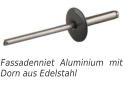 Fassadenniet Aluminium mit Dorn aus Edelstahl